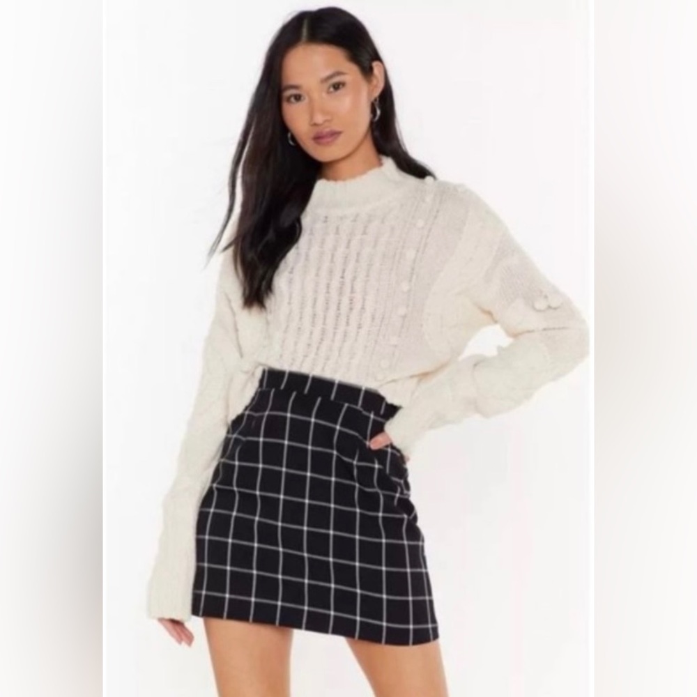 NWT NASTY GAL MINI SKIRT SIZE 0